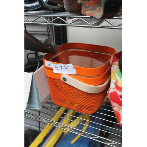 20 - 2 X ORANGE LATTICE BASKETS