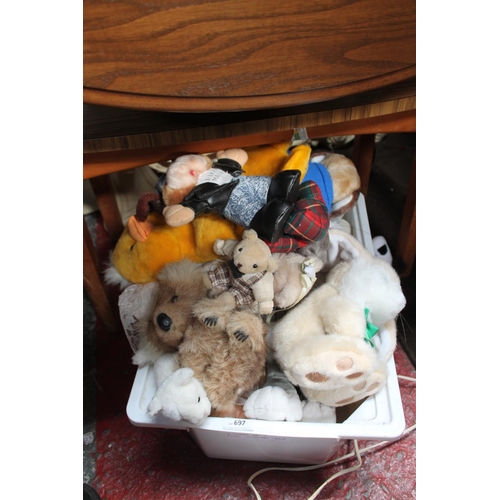 BOX OF CUDDLY TOYS