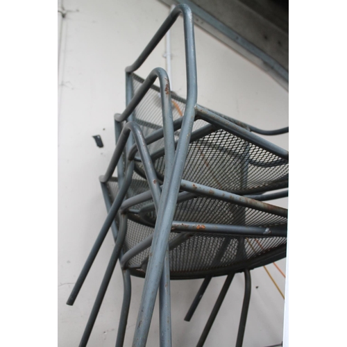 24 - 3 X METAL GARDEN CHAIRS