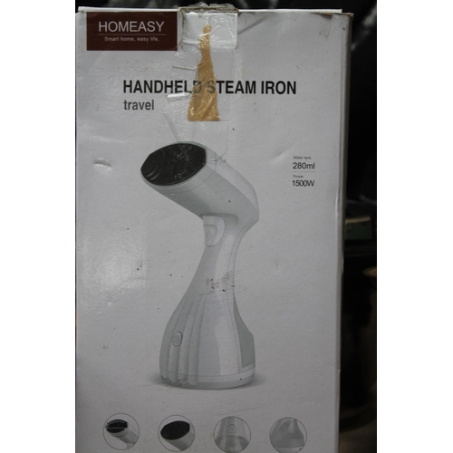 275 - BOXED HANDHELD CLOTHES STEAMER