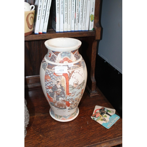 419 - JAPANESE VASE