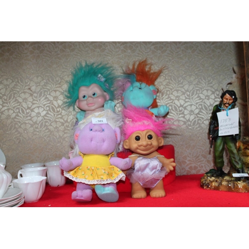 Large best sale troll dolls