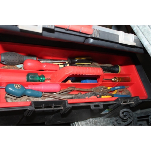 73 - PLASTIC TOOLBOX PLUS CONTENTS