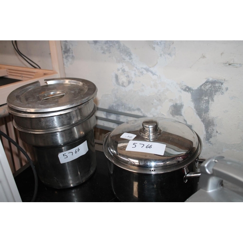 810 - QUANTITY OF STAINLESS STEEL POTS