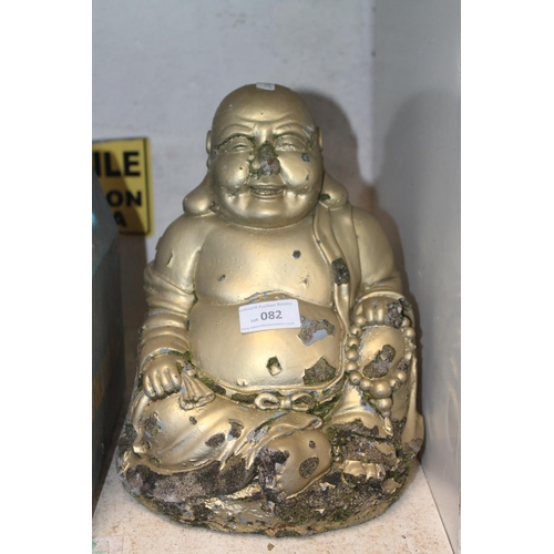 82 - GOLD COLOURED BUDDHA