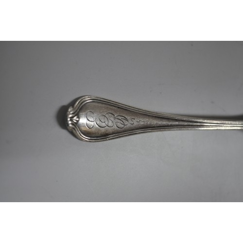 95 - SET 6 SOLID SILVER LONDON SPOONS   173.6 G