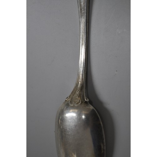 95 - SET 6 SOLID SILVER LONDON SPOONS   173.6 G