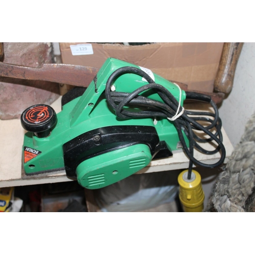 128 - HITACHI 110V ELECTRIC PLANER