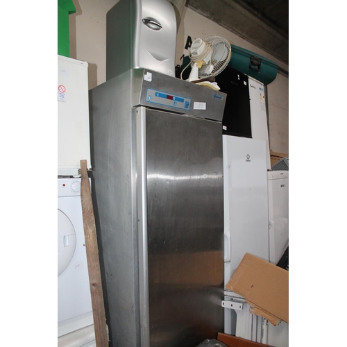 1081 - COMMERCIAL STAINLESS STEEL  FRIDGE