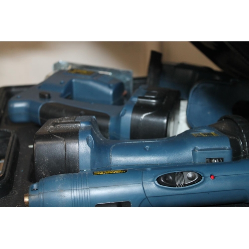 24 - CASED CORDLESS DRILL SET   NO CHARGER