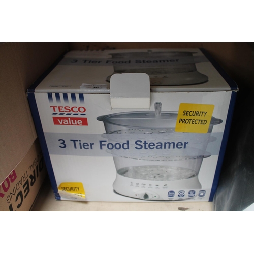 362 - BOXED 3 TIER FOOD STEAMER