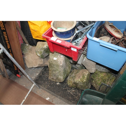 38 - LARGE QUANTITY OF ROCKERY GRANITE