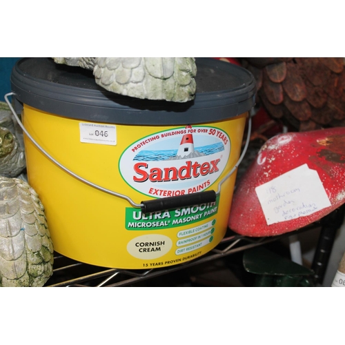 46 - LARGE NEW TUB OF SANDTEX, COLOUR-CORNISH CREAM  (MORE TO FOLLOW)