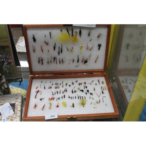 665 - ASSORTED FLIES FOR FLY FISHING