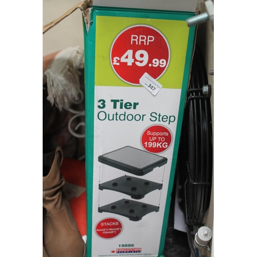 347 - 3 TIER OUTDOOR STEP