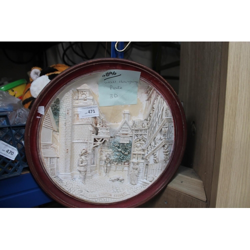 471 - WALL HANGING PLATE