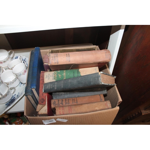 506 - BOX OF ASSORTED BOOKS