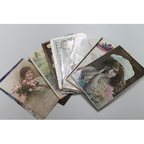 549 - ASSORTED VICTORIAN AND EDWARDIAN GREETING CARDS