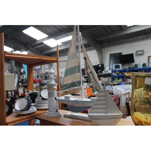 832 - 3 NAUTICAL DISPLAY ITEMS