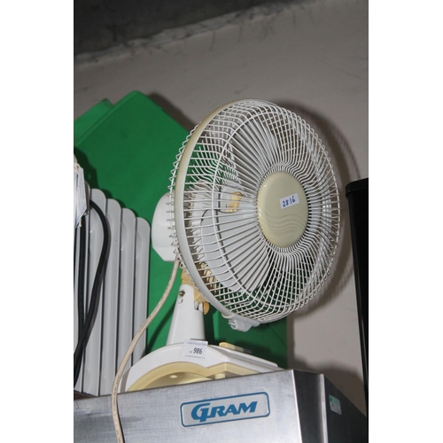 986 - TABLETOP FAN