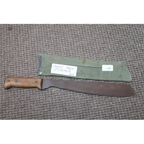 Army Issue Machete