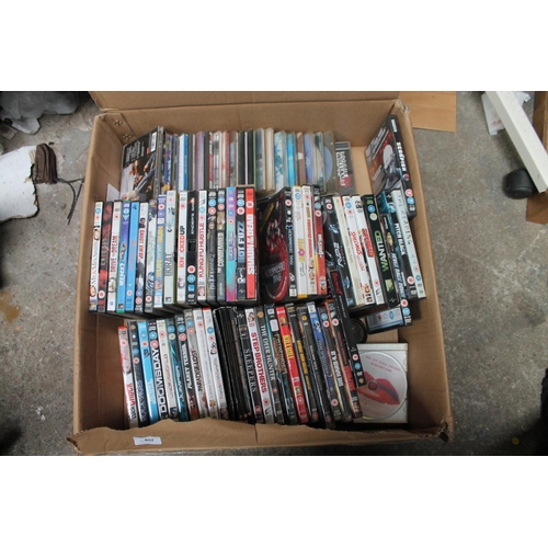 402 - LARGE BOX OF DVDs