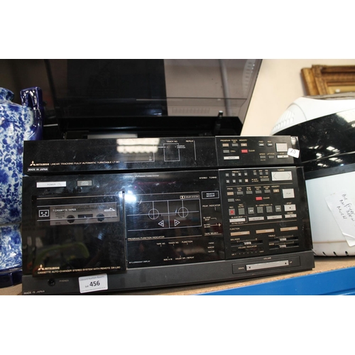 456 - MITSUBISHI RECORD DECK AND TAPE PLAYER