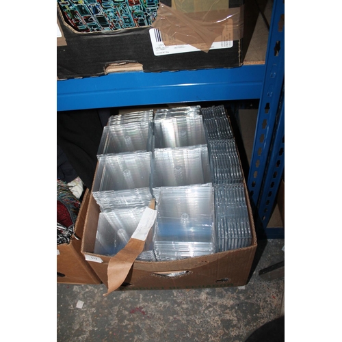 513 - LARGE BOX OF NEW CD CASES