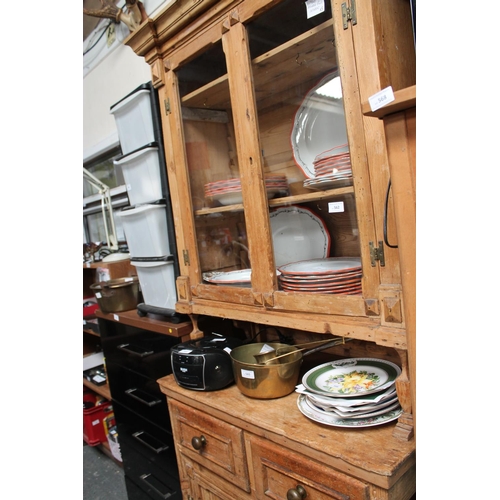 562 - ANTIQUE FRENCH PINE DRESSER