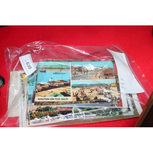 630 - BAG OF MISC POSTCARDS