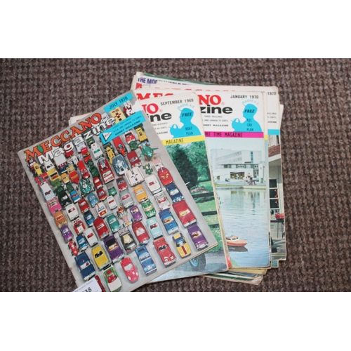 638 - QUANTITY OF MECCANO 1970s MAGAZINES