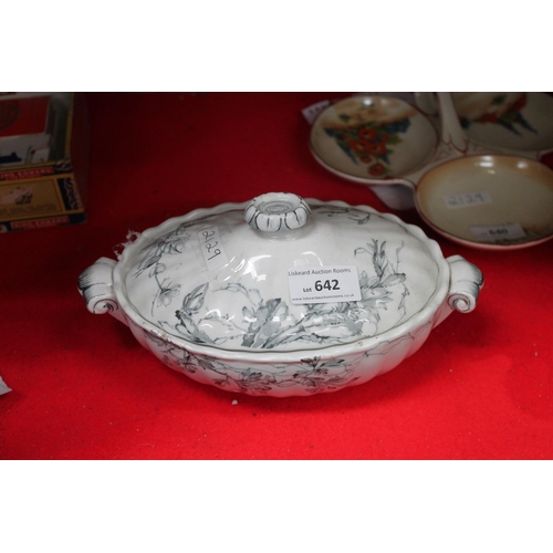 642 - ROYAL DELFT TERRINE DISH