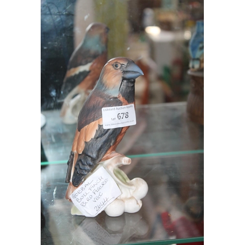 678 - GOEBAL BULLFINCH BIRD FIGURE