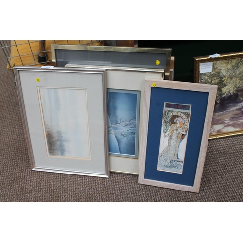 721 - 8 X FRAMED AND GLAZED PRINTS