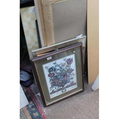 754 - LARGE QUANTITY OF FRAMED AND GLAZED PRINTS