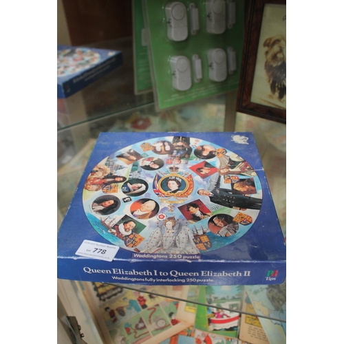 778 - QUEEN ELIZABETH I TO QUEEN ELIZABETH II PUZZLE BY WADDINGTONS