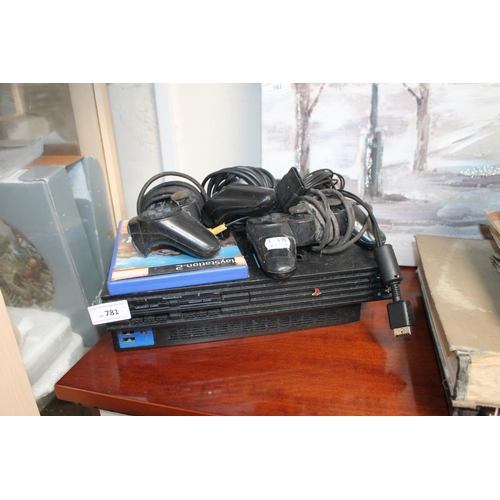 781 - PLAYSTATION 2 AND GAMES