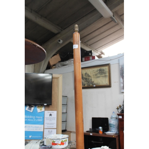 693 - TEAK STANDARD LAMP