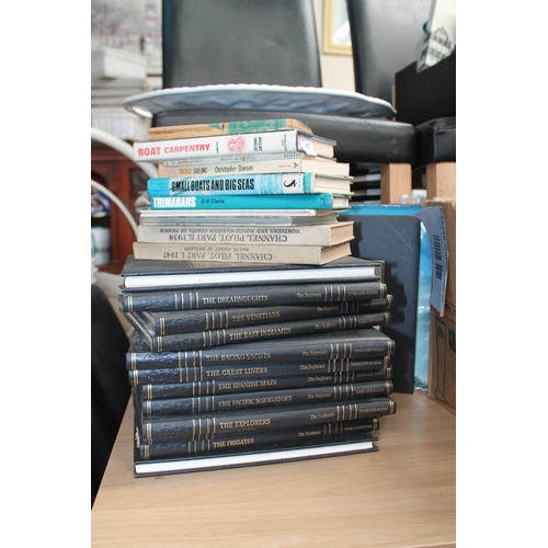 695 - LARGE QUANTITY OF HARDBACK BOOKS