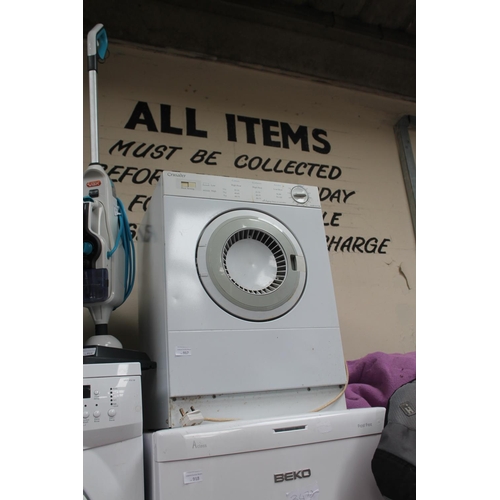 917 - CRUSADER HALF SIZE TUMBLE DRYER