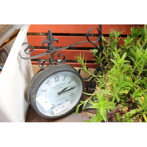 209 - GARDEN WALL CLOCK