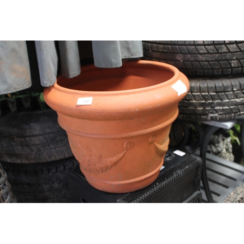 222 - LARGE TERRACOTTA GARDEN POT