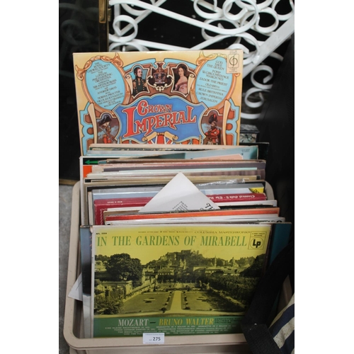 275 - LARGE BOX OF LPs