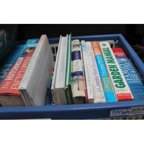 323 - BOX OF BOOKS INCLUDING DIY AND GARDEN MANUALS