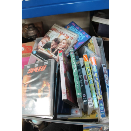 355 - BOX OF DVDs