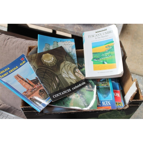 357 - BOX OF TOURISM BOOKS