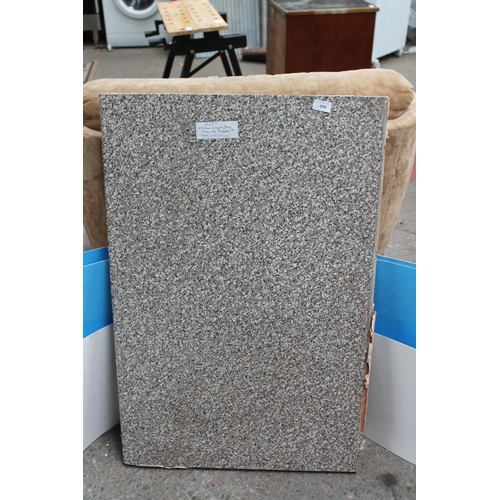 695 - KITCHEN WORKTOP ,   GRANITE EFFECT 945X620MM