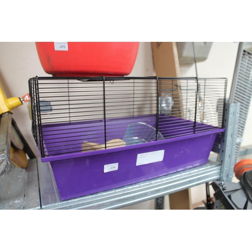 76 - HAMSTER CAGE WITH ACCESSORIES