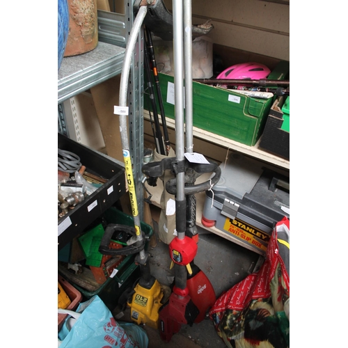 86 - 3 X STRIMMERS (1 X MCCULLOCH AND 1 X SOLO PETROL STRIMMERS AND A HONDA HHTE38B BATTERY STRIMMER