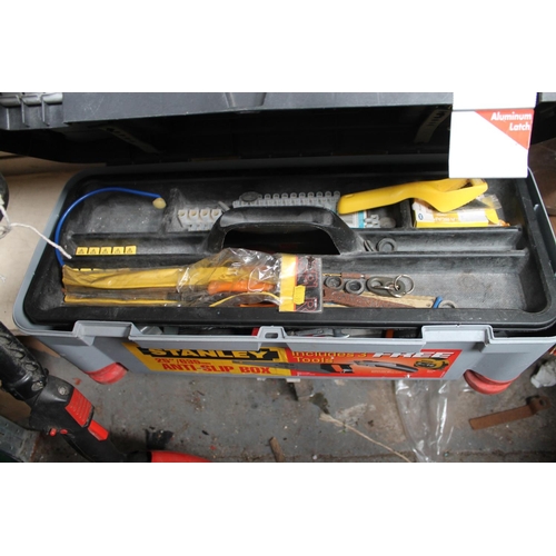 97 - STANLEY TOOL BOX PLUS CONTENTS